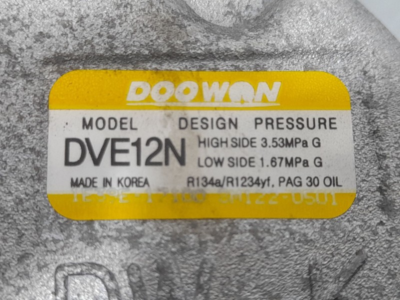 Recambio de compresor aire acondicionado para kia rio (yb) gt line referencia OEM IAM 1E39E17100  