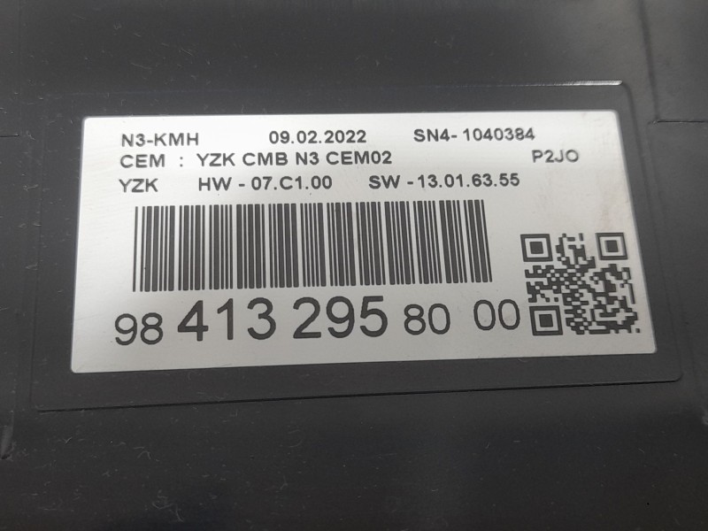 Recambio de cuadro instrumentos para opel corsa f edition referencia OEM IAM 9841329580  ANALOGICO