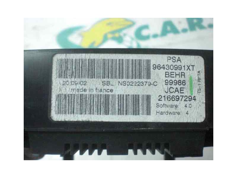 Recambio de mando climatizador para peugeot 307 break / sw (s1) break xr referencia OEM IAM 216697294 96430991XT 