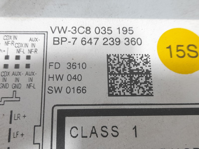 Recambio de sistema navegacion gps para volkswagen sharan (7n1, 7n2) 2.0 tdi referencia OEM IAM 8157647239360  