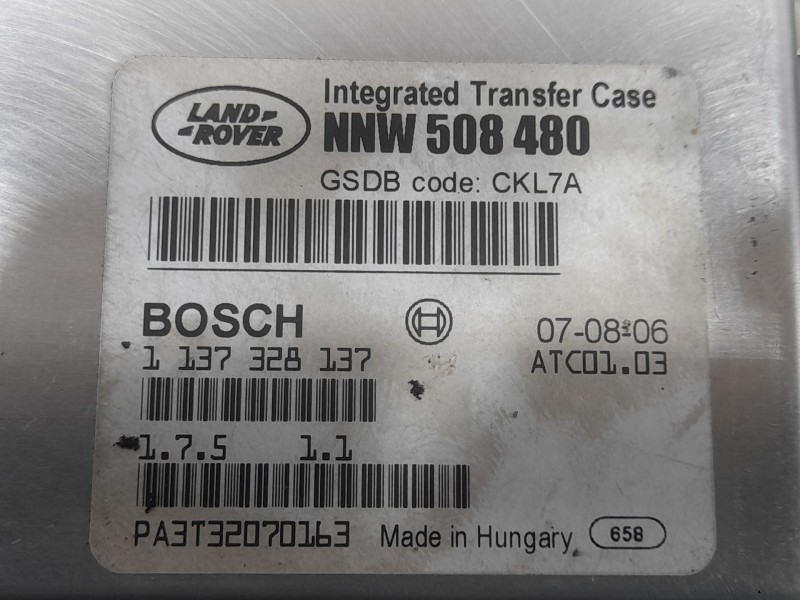 Recambio de modulo electronico para land rover range rover (lm) v8 td vogue referencia OEM IAM NNW508480 1137328137 BOSCH