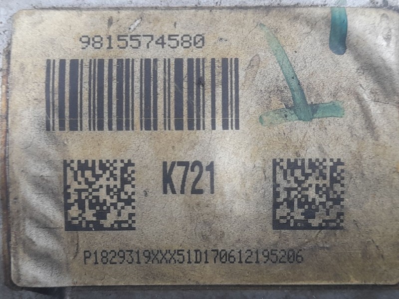 Recambio de filtro de particulas para opel crossland x / crossland (p17, p2qo) 1.6 turbo d (75) referencia OEM IAM 9815574580  