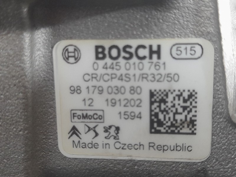 Recambio de bomba alta presion para peugeot 208 ii (ub_, up_, uw_, uj_) 1.5 bluehdi 100 referencia OEM IAM 9817903080 0445010761