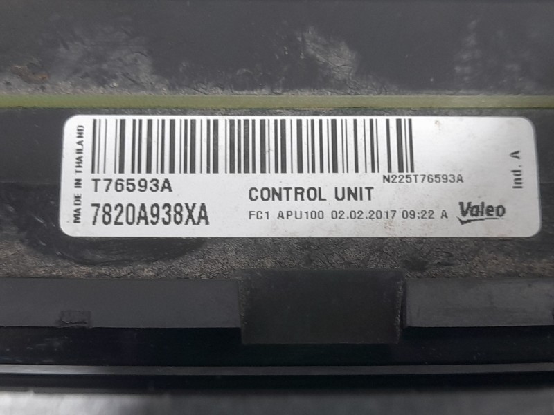 Recambio de mando climatizador para mitsubishi space star (a00) kaiteki referencia OEM IAM 7820A938XA T76593A VALEO