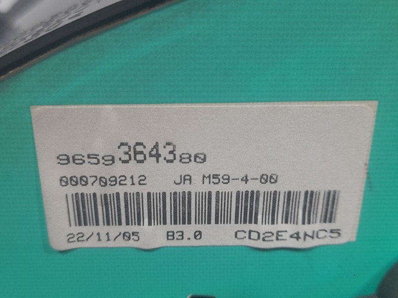 Recambio de cuadro instrumentos para citroën berlingo / berlingo first monospace (mf_, gjk_, gfk_) 1.9 d (mfwjz) referencia OEM 