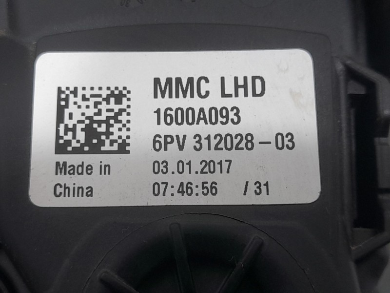 Recambio de potenciometro pedal para mitsubishi space star (a00) kaiteki referencia OEM IAM 1600A093  