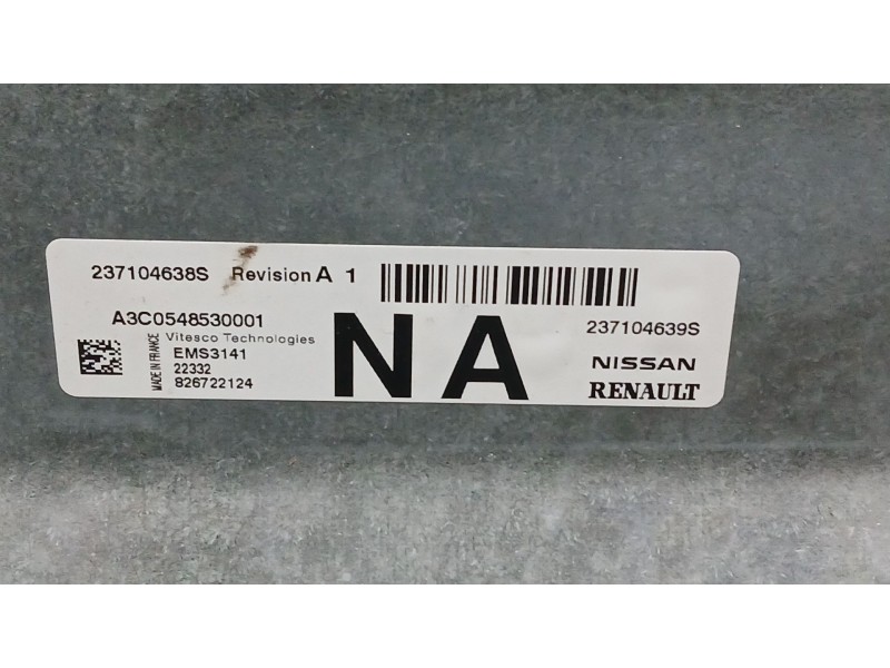 Recambio de centralita motor uce para dacia sandero stepway referencia OEM IAM   