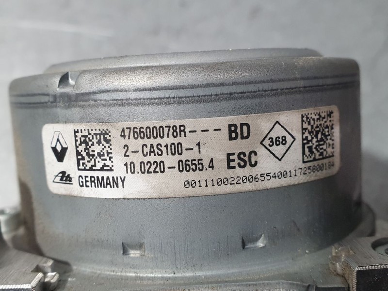 Recambio de abs para dacia lodgy laureate referencia OEM IAM 476600078R 10022006551 ATE