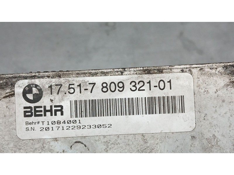 Recambio de intercooler para bmw x5 (e70) 3.0 d referencia OEM IAM 17517809321 BEHR T1084001