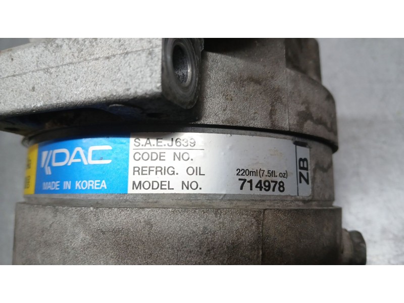 Recambio de compresor aire acondicionado para daewoo kalos (klas) 1.4 referencia OEM IAM 96618809 DAC 714978 SAEI639