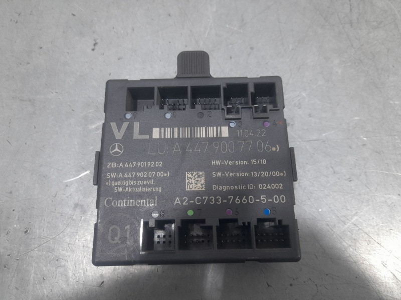 Recambio de modulo electronico para mercedes-benz vito tourer (w447) 114 cdi 4-matic (447.701, 447.703, 447.705) referencia OEM 