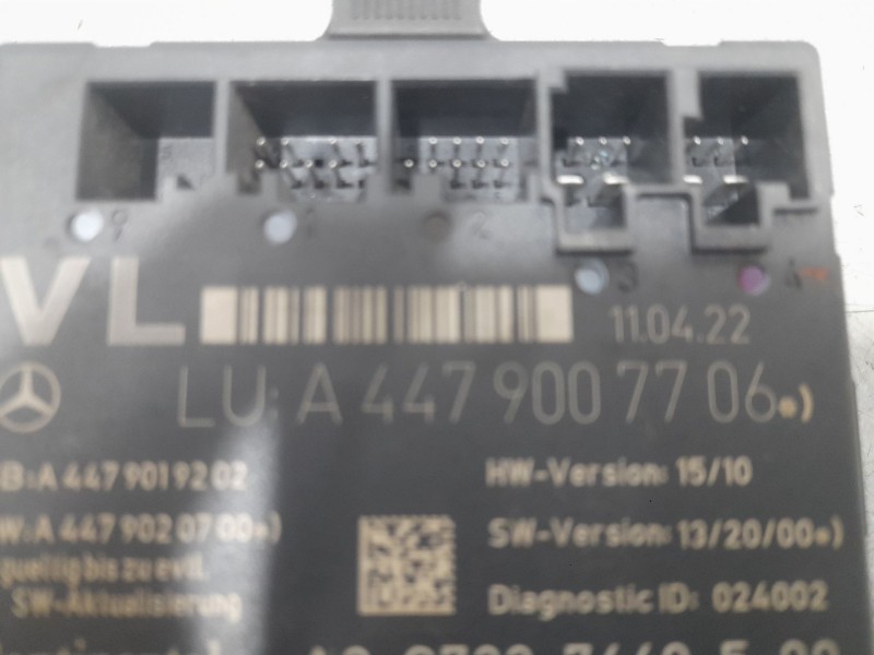 Recambio de modulo electronico para mercedes-benz vito tourer (w447) 114 cdi 4-matic (447.701, 447.703, 447.705) referencia OEM 