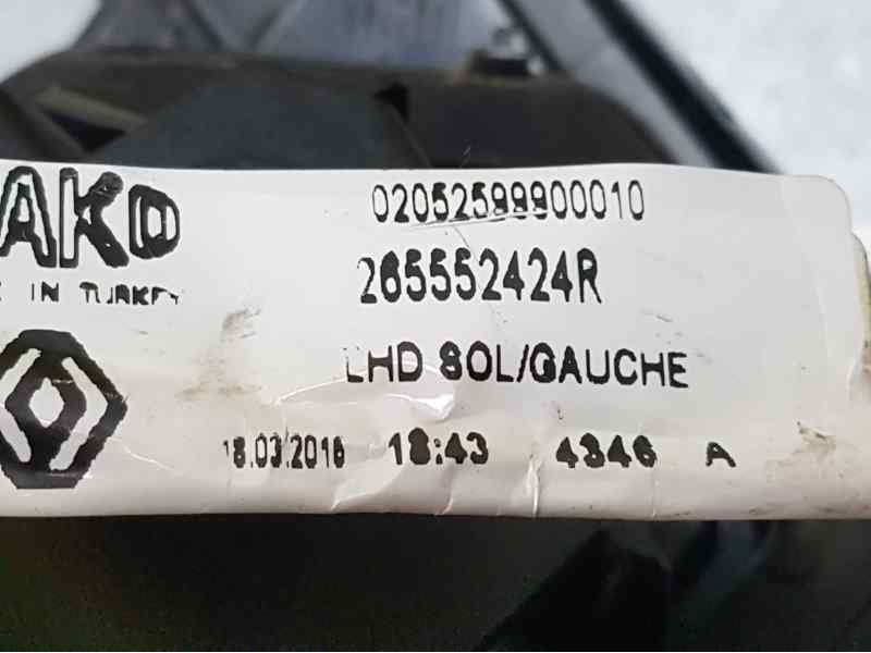 Recambio de piloto trasero izquierdo para renault clio iv business referencia OEM IAM 265552424R  INTERIOR