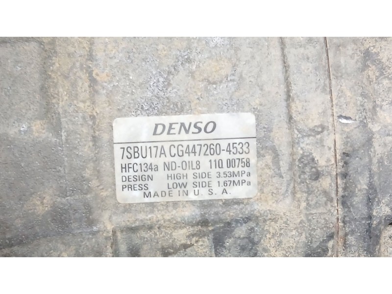 Recambio de compresor aire acondicionado para bmw x5 (f15) xdrive 40d referencia OEM IAM 64529399059 DENSO 7SBU17A 4472604533