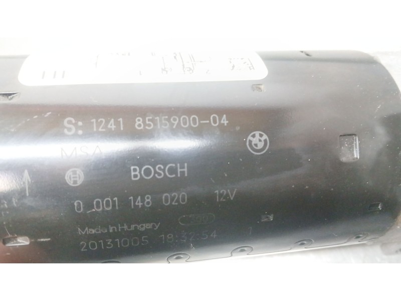 Recambio de motor arranque para bmw x5 (f15) xdrive 40d referencia OEM IAM 8515900 BOSCH 0001148020