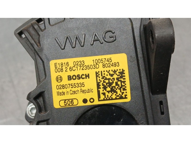 Recambio de potenciometro pedal para skoda fabia ambition referencia OEM IAM   