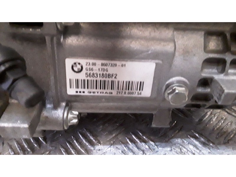 Recambio de caja cambios para bmw serie 1 lim. (f20) 114 d referencia OEM IAM GS617DG 5683180BF2 6 VELOCIDADES