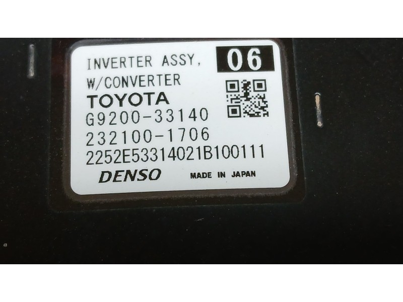Recambio de convertidor para toyota rav4 hybrid 4x2 advance referencia OEM IAM   