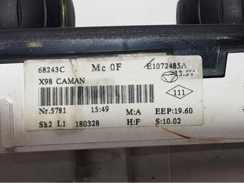 Recambio de mando calefaccion / aire acondicionado para renault clio iv life referencia OEM IAM 68243C E1072485A 