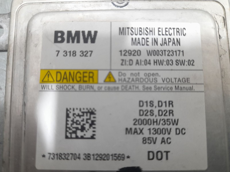 Recambio de centralita faros xenon para bmw serie 1 lim. (f20) 114 d referencia OEM IAM  DELANTERA IZQUIERDA 