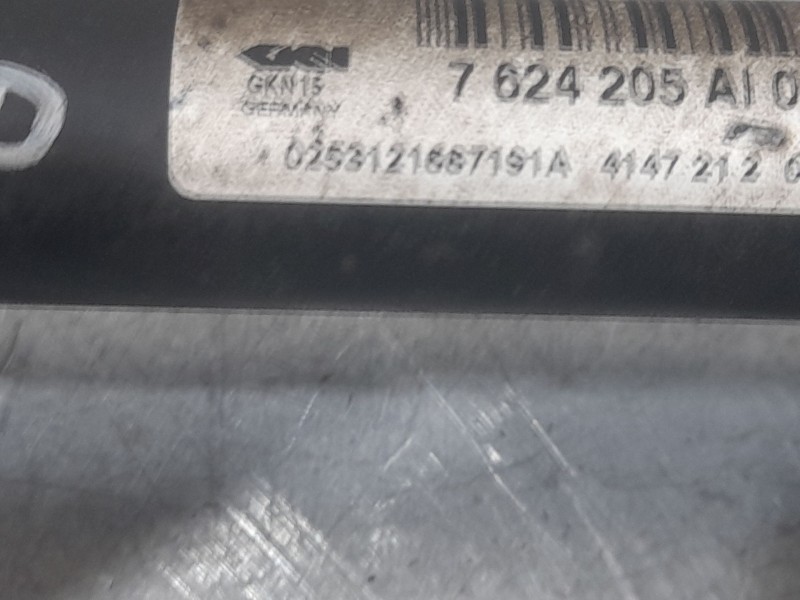 Recambio de transmision trasera derecha para bmw serie 1 lim. (f20) 114 d referencia OEM IAM 7624205  