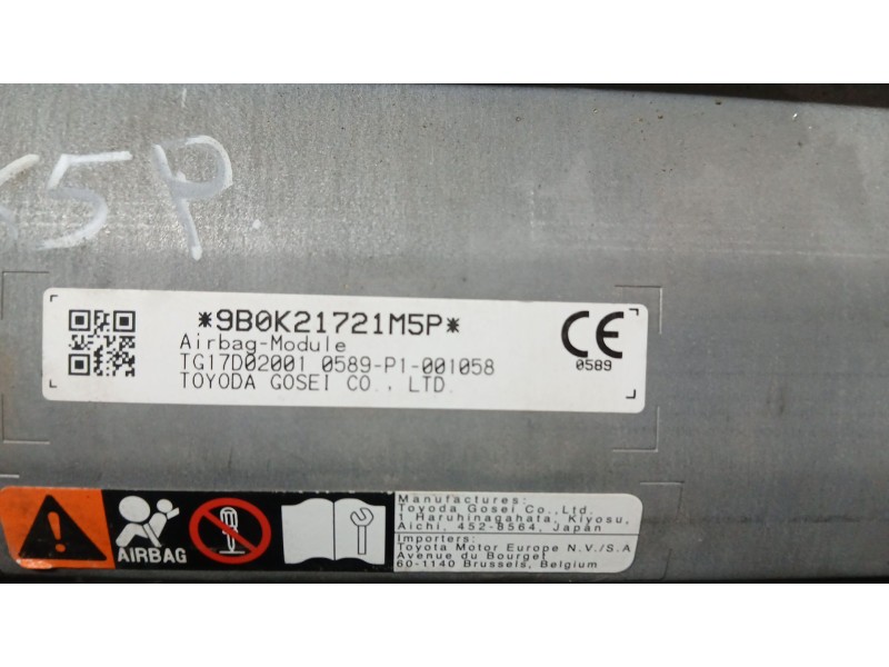 Recambio de kit airbag para toyota rav4 hybrid 4x2 advance referencia OEM IAM 4513012E40C0 C/ SALPICADERO Y PRETENSORES Y AIRBAG