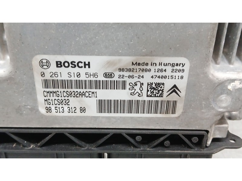 Recambio de centralita motor uce para peugeot 208 (p2) allure referencia OEM IAM   