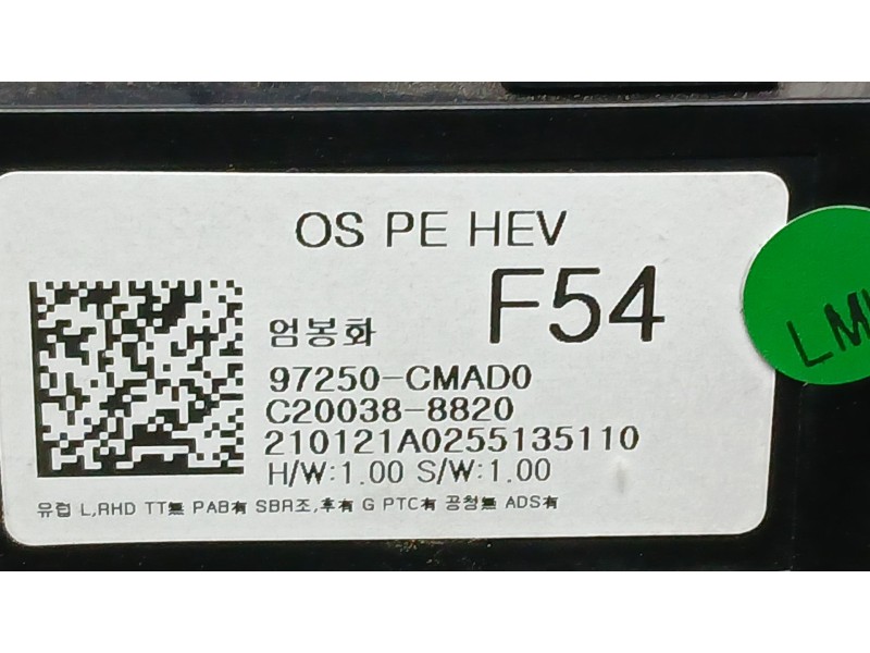Recambio de mando climatizador para hyundai kona klass hybrid 2wd referencia OEM IAM 97250CMAD0 ROZADO C200388820