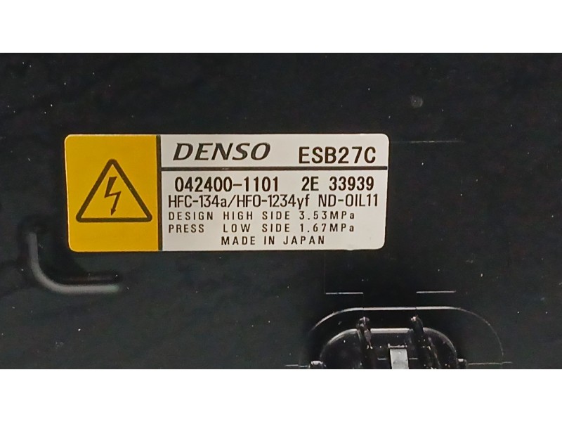 Recambio de compresor aire acondicionado para toyota rav4 hybrid 4x2 advance referencia OEM IAM 8837033050 DENSO ESB27C 04240011