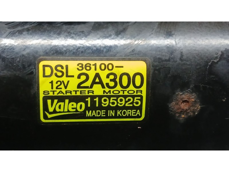 Recambio de motor arranque para kia cee´d (jd) 1.6 crdi 110 referencia OEM IAM 361002A300 VALEO 1195925