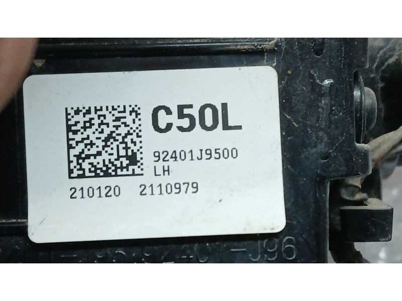 Recambio de piloto trasero izquierdo exterior para hyundai kona klass hybrid 2wd referencia OEM IAM 92401J9500  