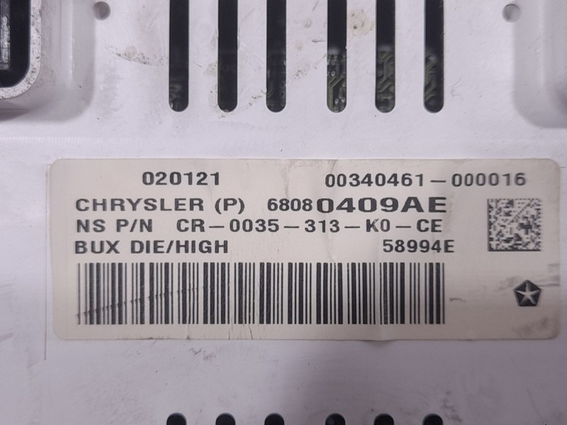 Recambio de cuadro instrumentos para jeep compass limited 4x2 referencia OEM IAM 68080406AE  