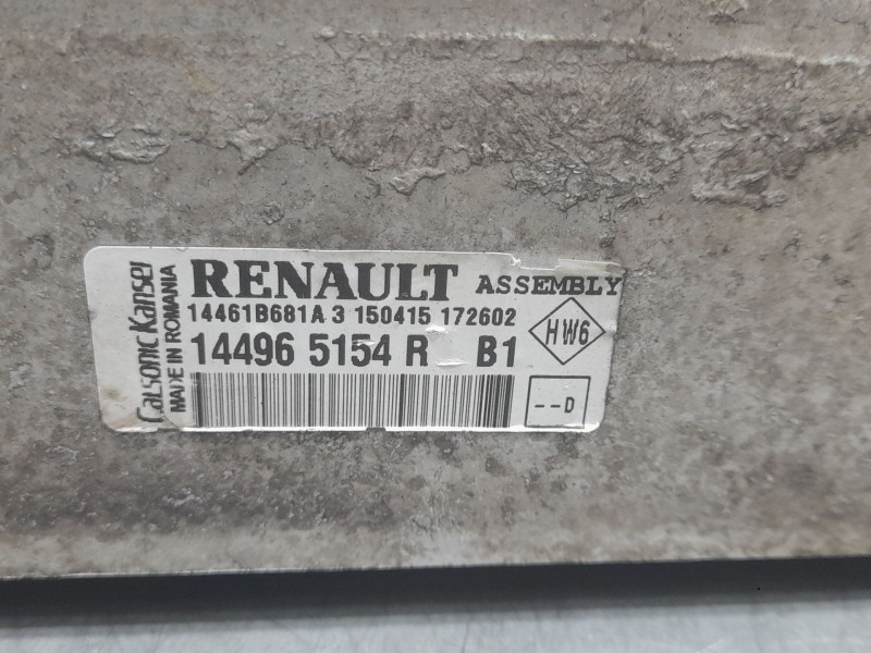 Recambio de intercooler para dacia dokker furgoneta/monovolumen 1.5 dci (feaj) referencia OEM IAM 144965154R  