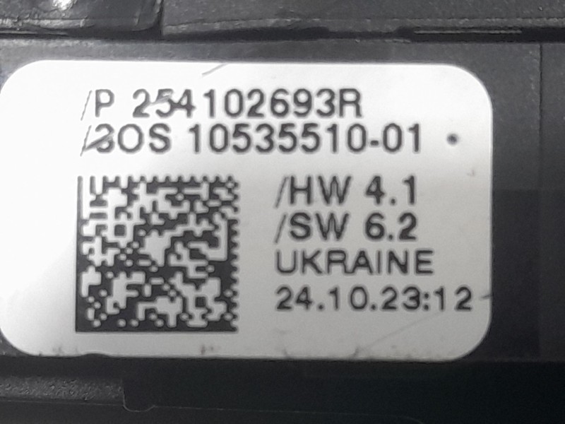 Recambio de mando elevalunas delantero izquierdo para mitsubishi colt 100t motion referencia OEM IAM 254102693R  C/ MANDO RETROV