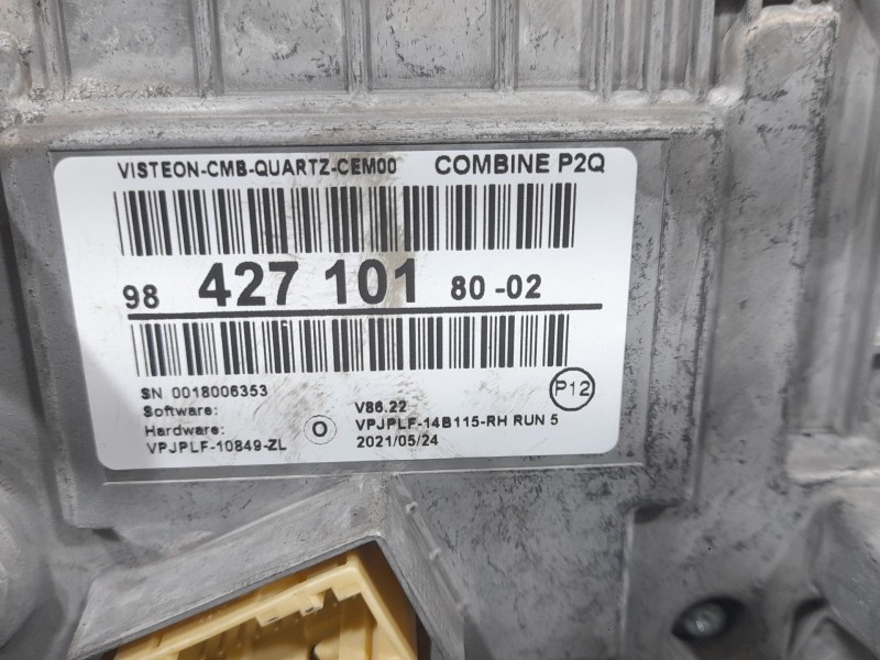 Recambio de cuadro instrumentos para peugeot 2008 ii (ud_, us_, uy_, uj_, ur_, uc_) 1.2 puretech 130 referencia OEM IAM 98427101