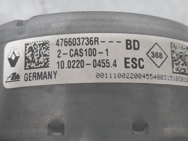 Recambio de abs para dacia dokker furgoneta/monovolumen 1.5 dci (feaj) referencia OEM IAM 476603736R  