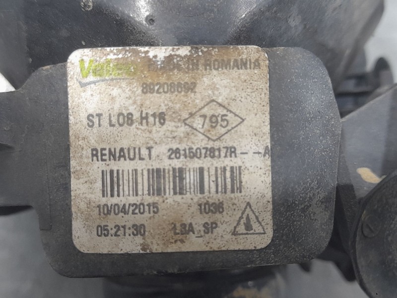 Recambio de faro antiniebla izquierdo para dacia dokker furgoneta/monovolumen 1.5 dci (feaj) referencia OEM IAM 261507817R 89208