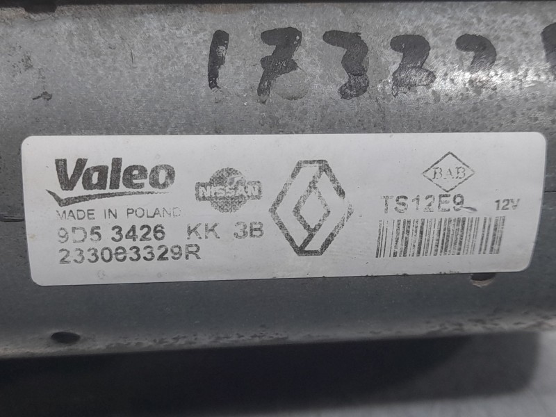 Recambio de motor arranque para dacia dokker furgoneta/monovolumen 1.5 dci (feaj) referencia OEM IAM 233003329R 9D53426 VALEO