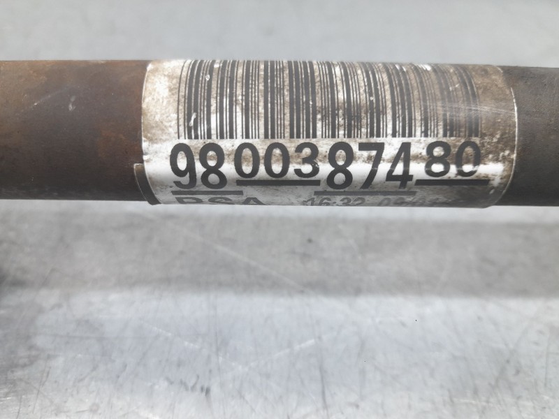 Recambio de transmision delantera derecha para peugeot 2008 (--.2013) style referencia OEM IAM 9800387480  