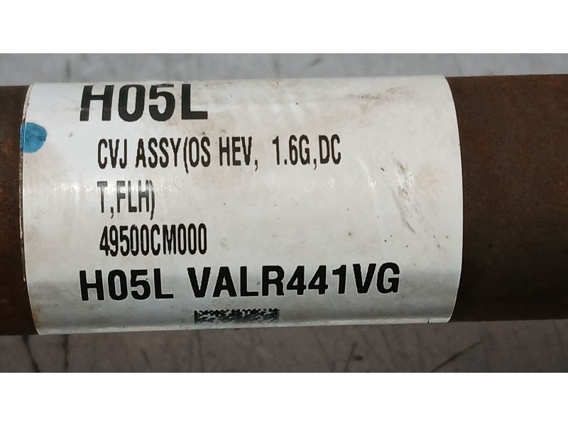 Recambio de transmision delantera izquierda para hyundai kona klass hybrid 2wd referencia OEM IAM 49500CM000  