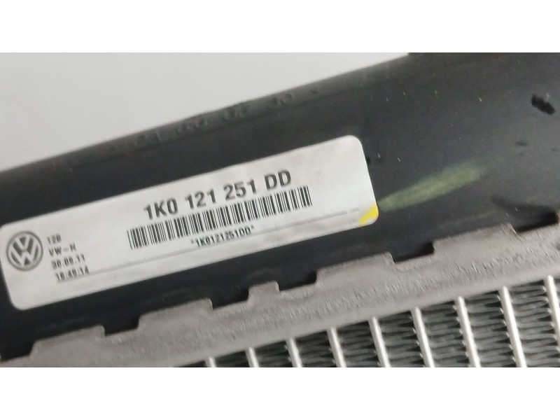 Recambio de radiador agua para volkswagen golf vi (5k1) 1.6 tdi referencia OEM IAM 1K0121251DD  