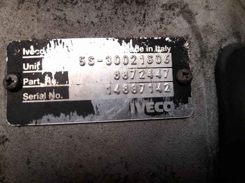 Recambio de caja cambios para iveco daily iv furgoneta 35c12 v, 35c12 v/p, 35s12 v, 35s12 v/p referencia OEM IAM 8872447 5VELOCI