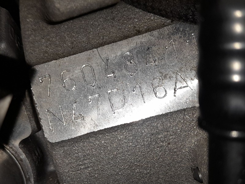 Recambio de motor completo para bmw serie 1 lim. (f20) 114 d referencia OEM IAM N47D16A 76048411 