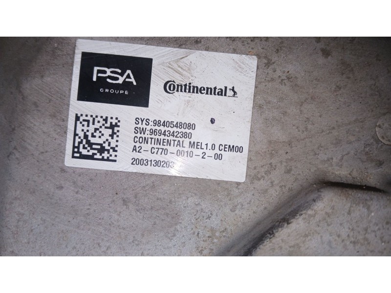 Recambio de motor completo para peugeot 208 ii (ub_, up_, uw_, uj_) e-208 referencia OEM IAM ZK01 ELECTRICO 0003733