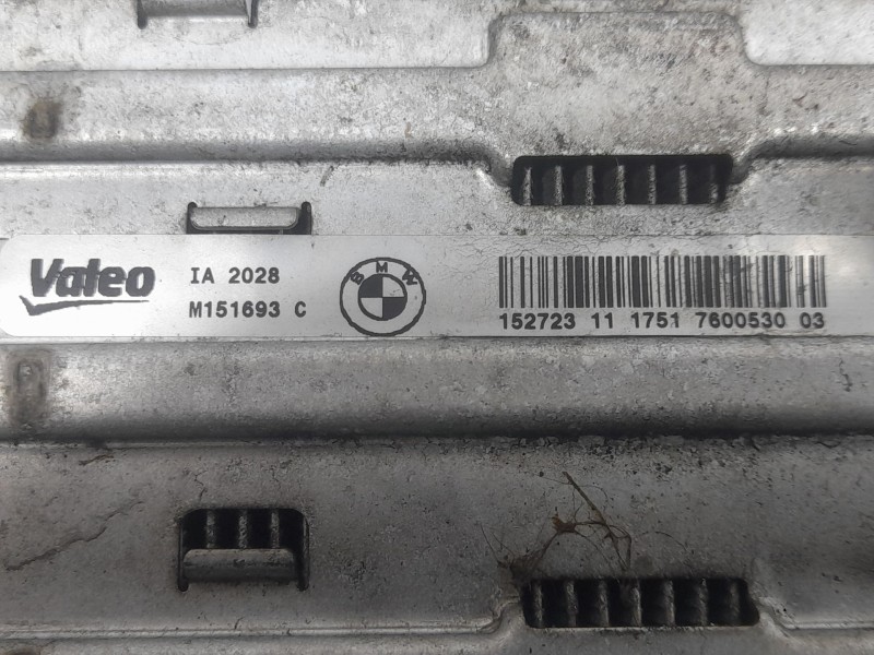 Recambio de intercooler para bmw serie 1 lim. (f20) 114 d referencia OEM IAM 760053003 M151693 VALEO
