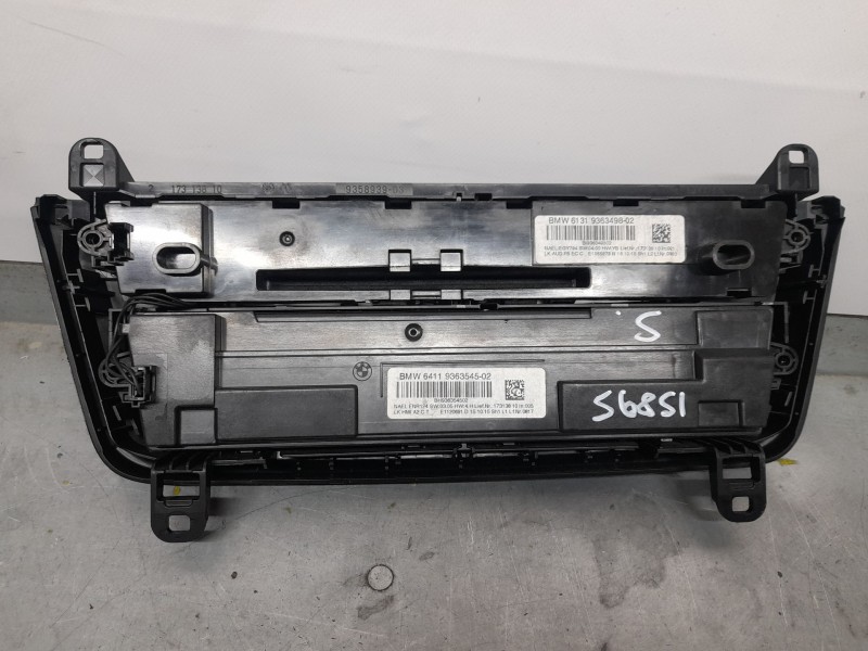 Recambio de mando climatizador para bmw serie 3 lim. (f30) 320d advantage referencia OEM IAM 6411936354502 C/MANDO RADIO 