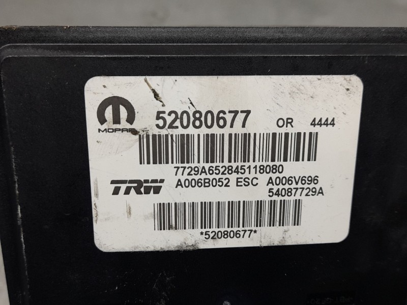 Recambio de abs para jeep renegade sport fwd referencia OEM IAM 52080677 TRW 
