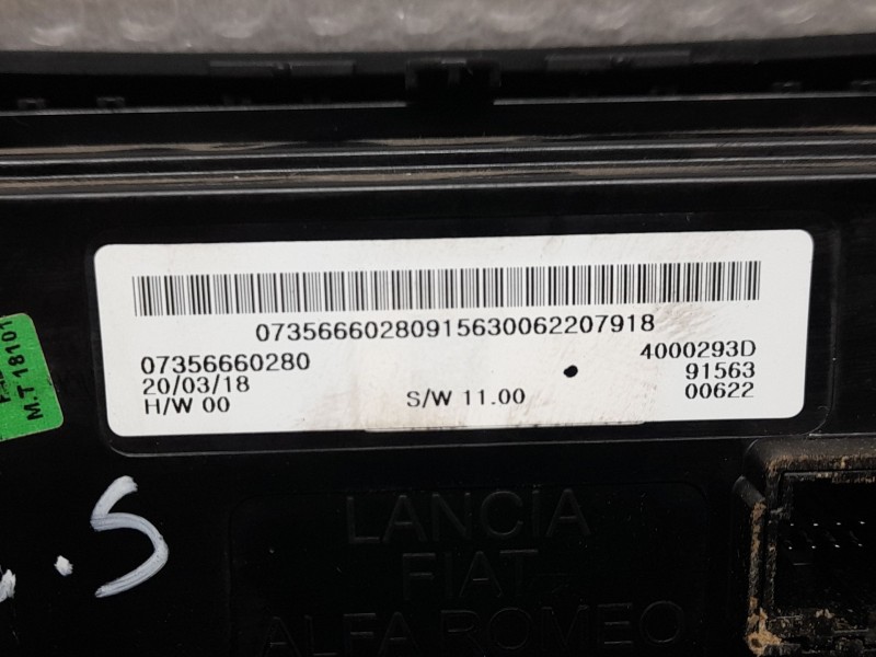 Recambio de mando calefaccion / aire acondicionado para jeep renegade sport fwd referencia OEM IAM 07356660280  