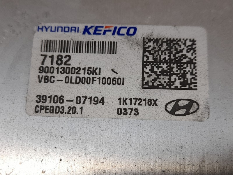 Recambio de centralita motor uce para hyundai i20 n line referencia OEM IAM 3910607194 KEFICO 