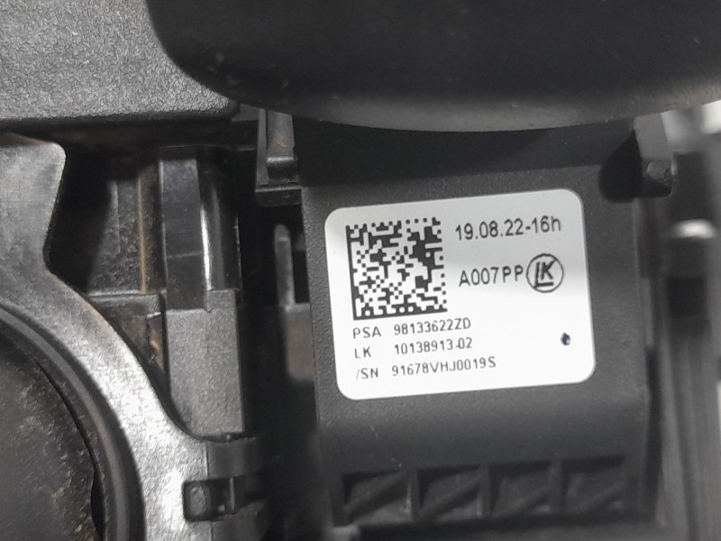 Recambio de mando luces y limpia para peugeot 3008 ii suv (mc_, mr_, mj_, m4_) 1.5 bluehdi 130 referencia OEM IAM 98312608ZD  